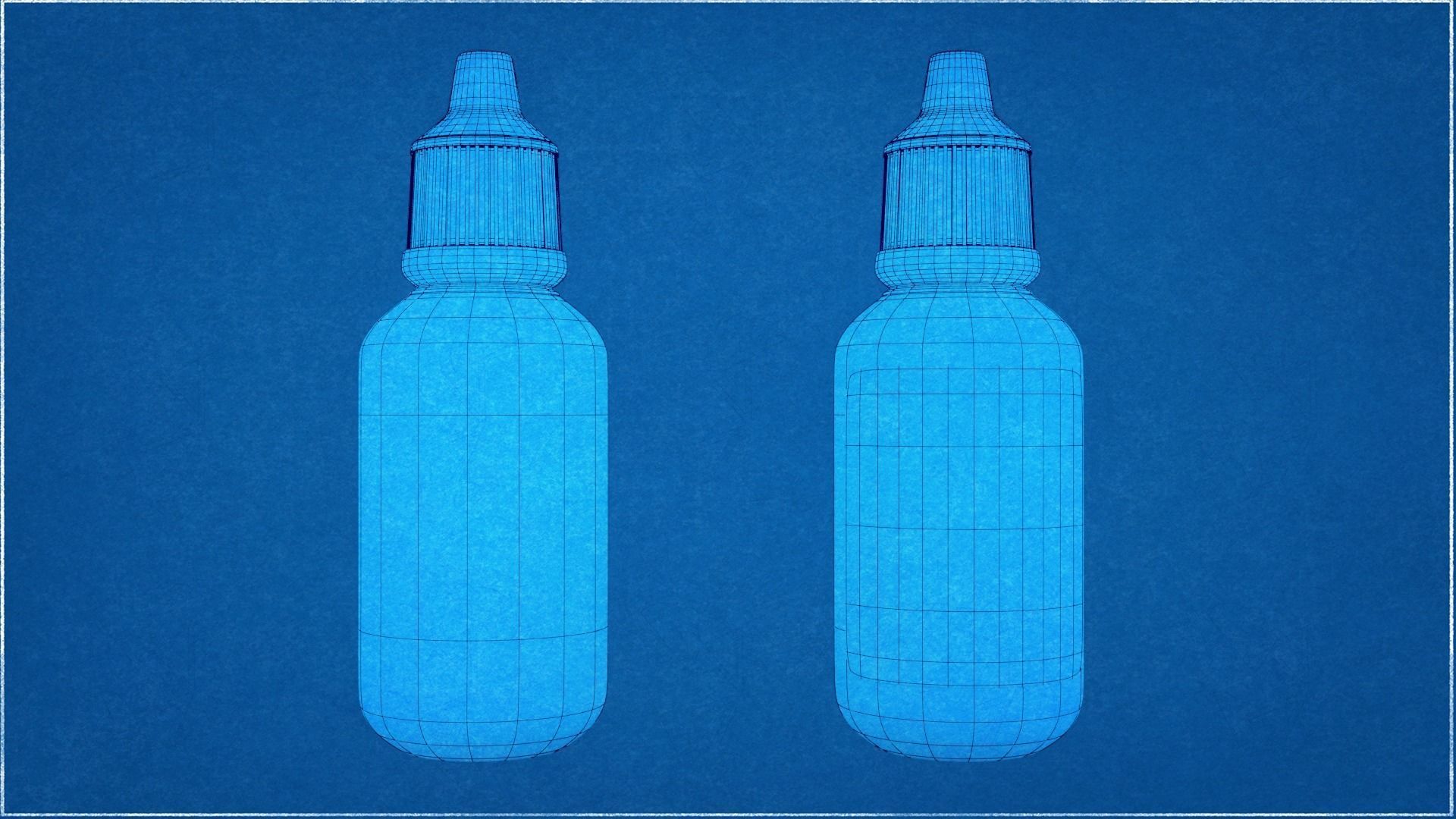 Pack 6 Paint Containers Colors 3D Model Collection_54