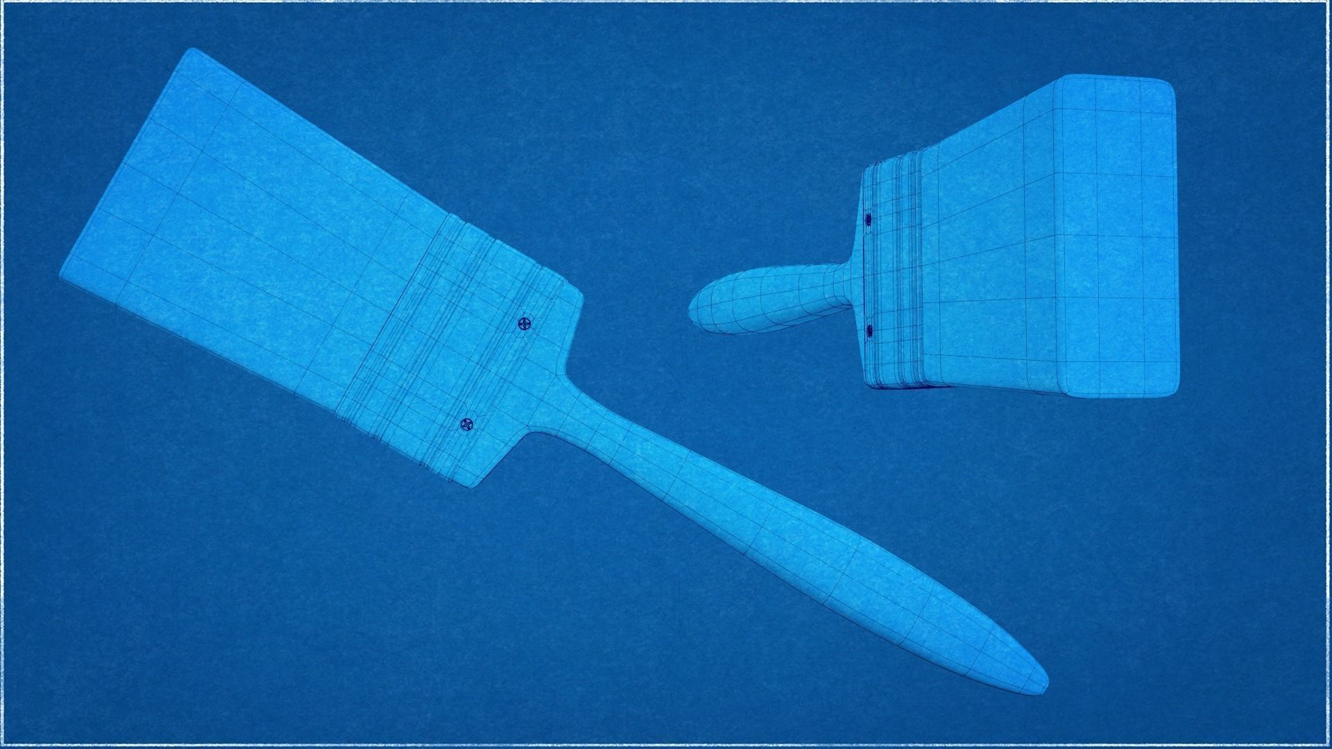 Pack 6 Paint Containers Colors 3D Model Collection_53