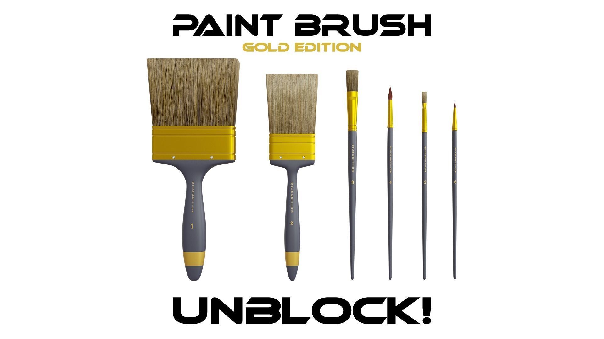 Pack 6 Paint Containers Colors 3D Model Collection_44