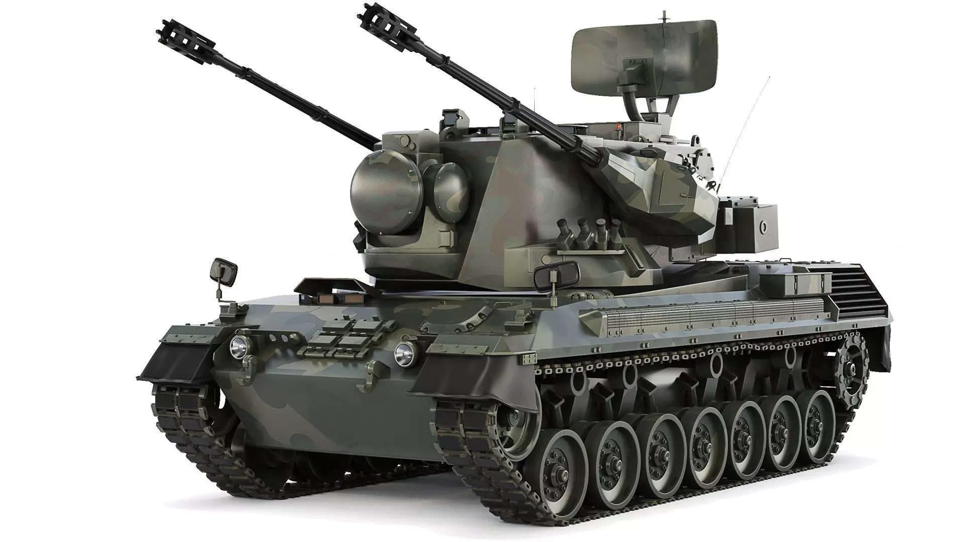 FlakPz 2 Gepard 1A2 2006 3D model_0