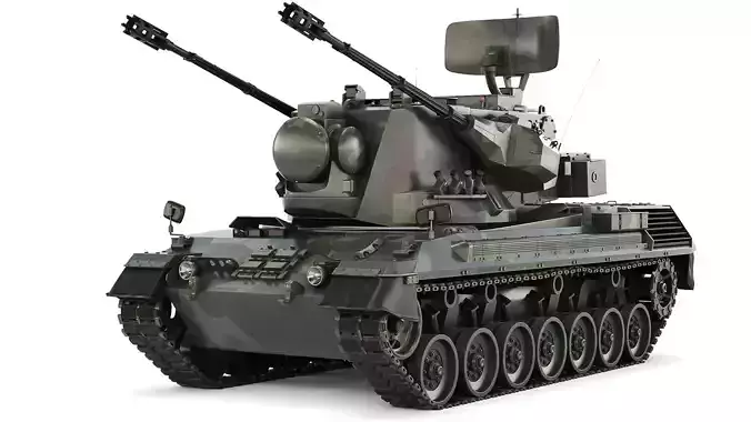 FlakPz 2 Gepard 1A2 2006 3D model