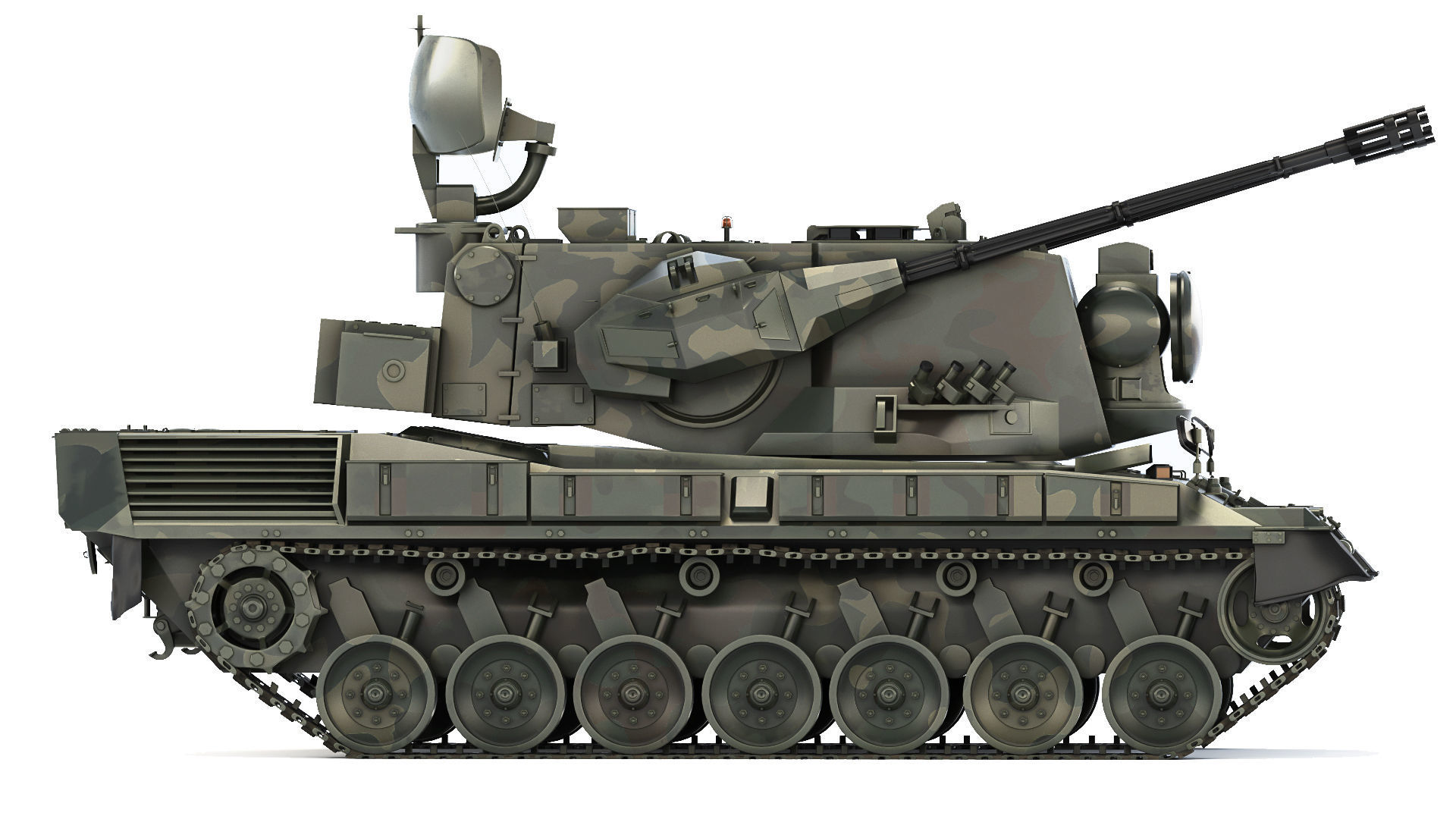 FlakPz 2 Gepard 1A2 2006 3D model_5
