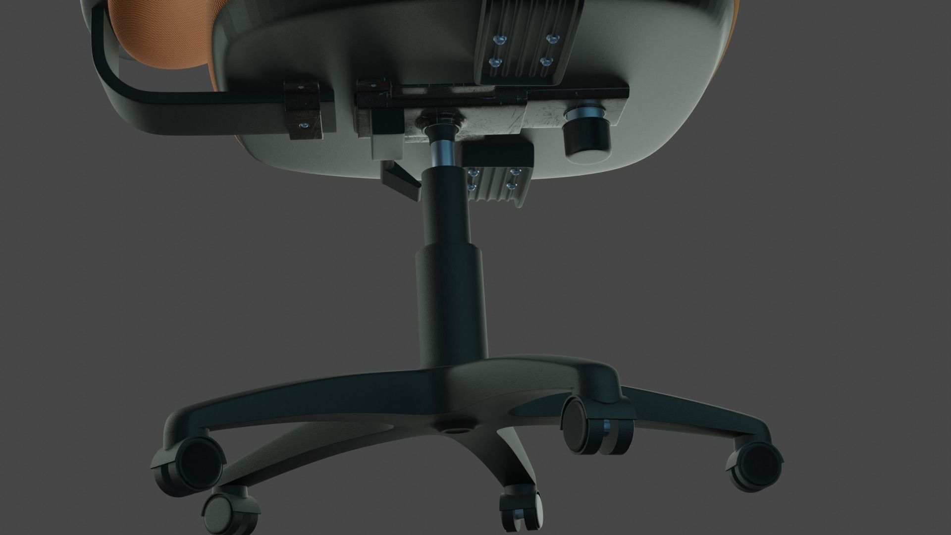 Blender Chair 3D model_2