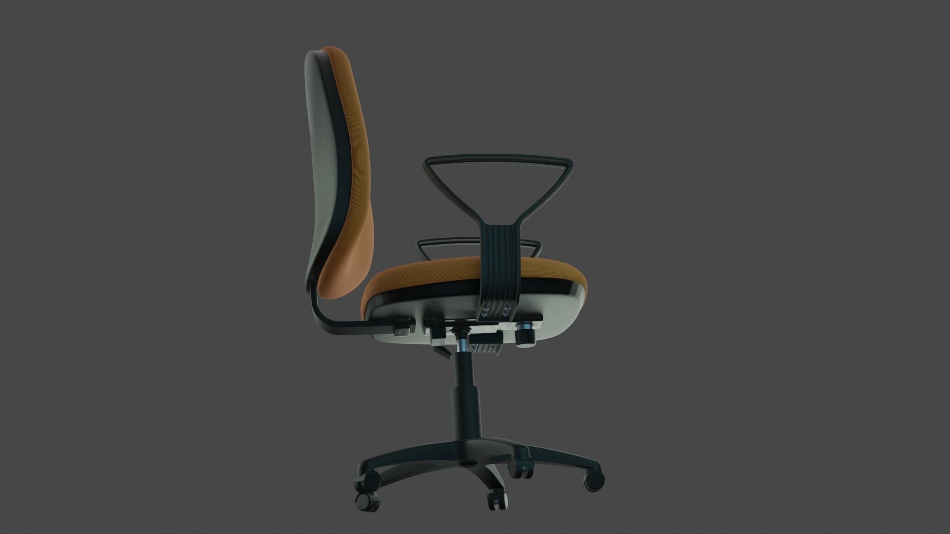 Blender Chair 3D model_1