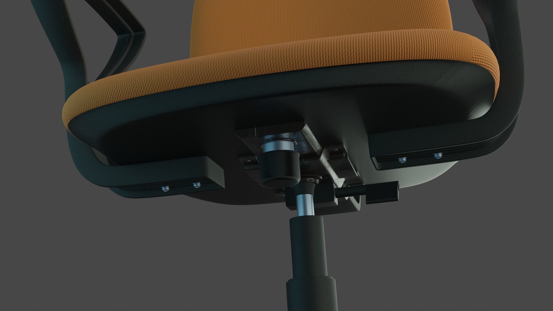 Blender Chair 3D model_3