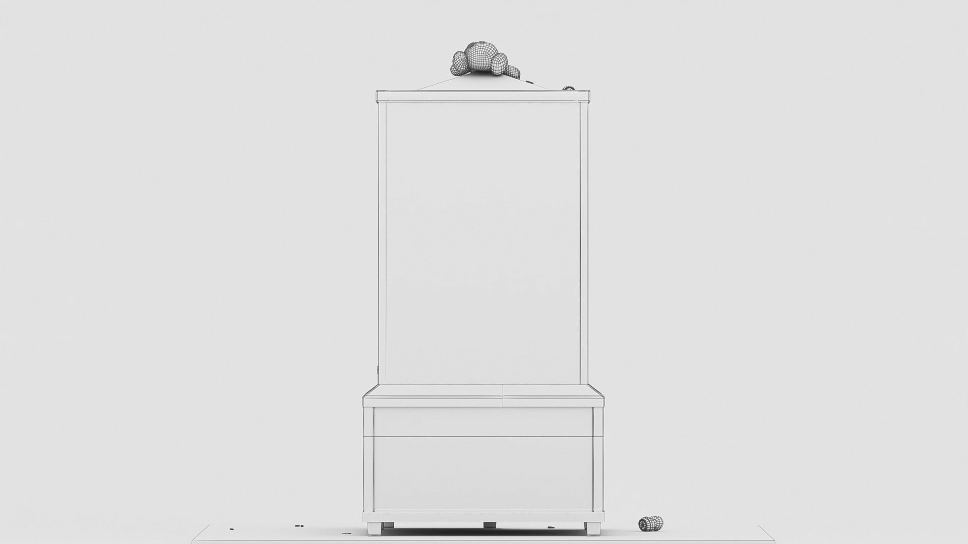 Teddies claw machine Low-poly 3D model_13