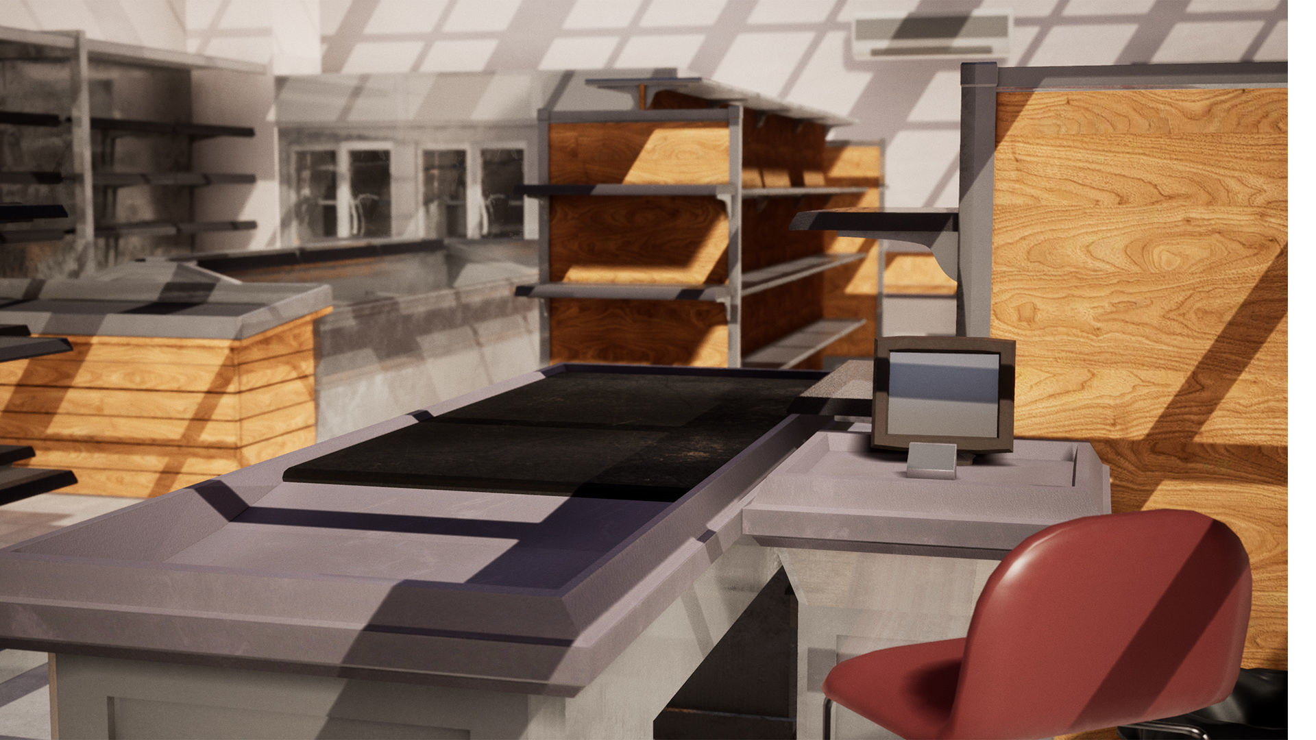 Store Props 21 Assets Low-poly 3D model_2