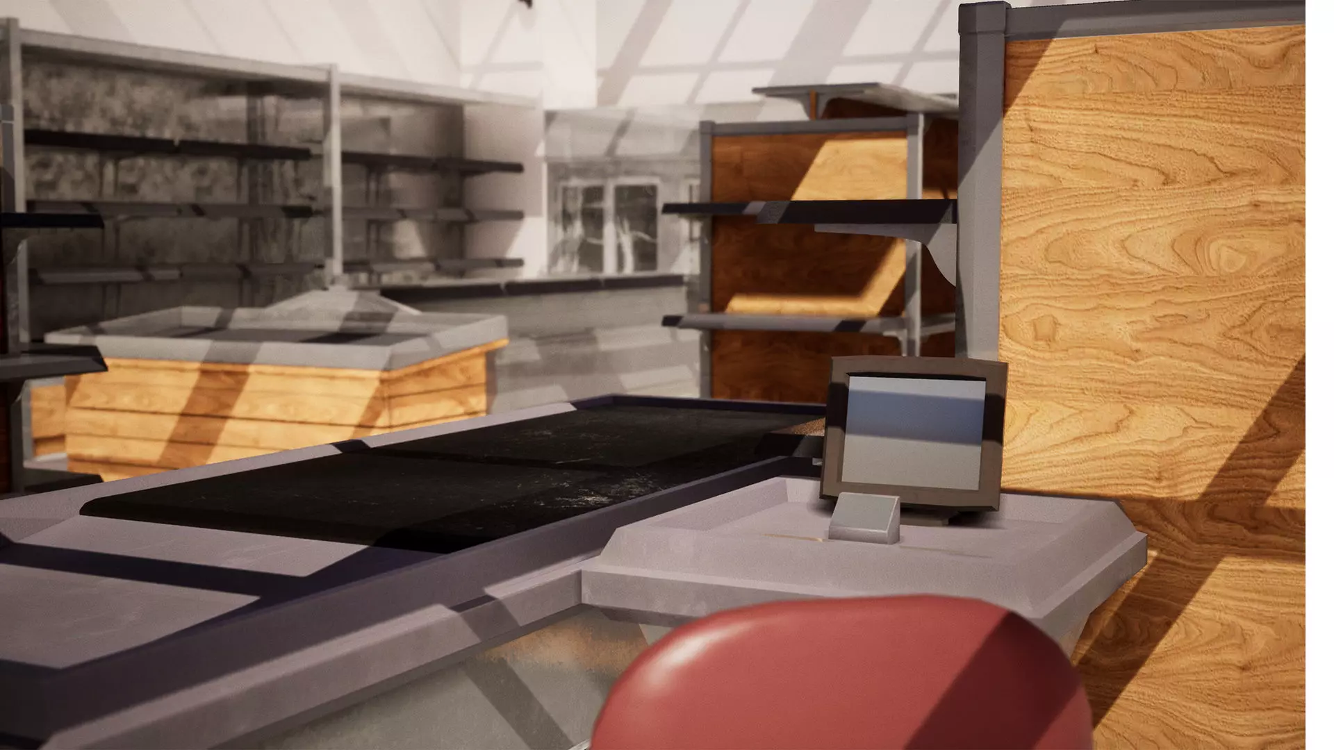 Store Props 21 Assets Low-poly 3D model_0