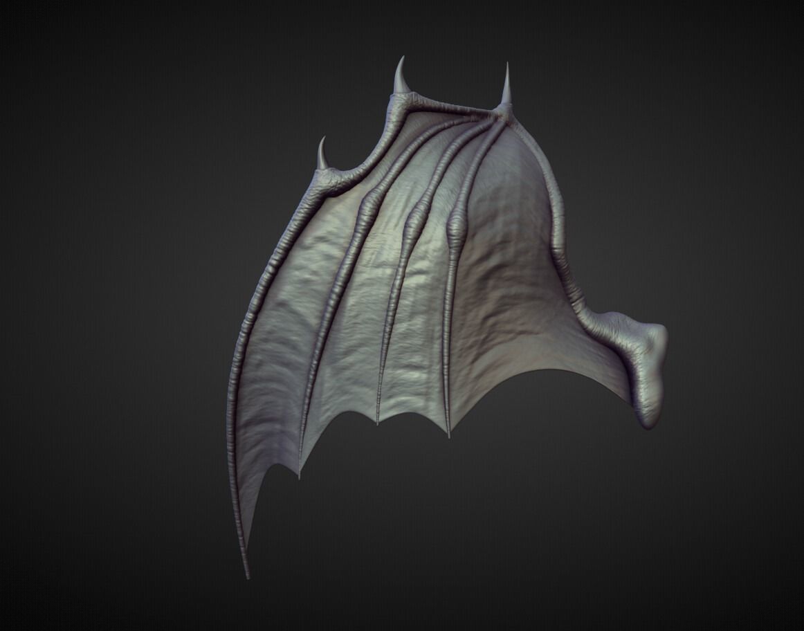WING29 high poly sculpt 3D model_2