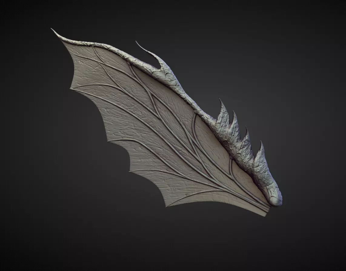 WING30 high poly sculpt 3D model_0