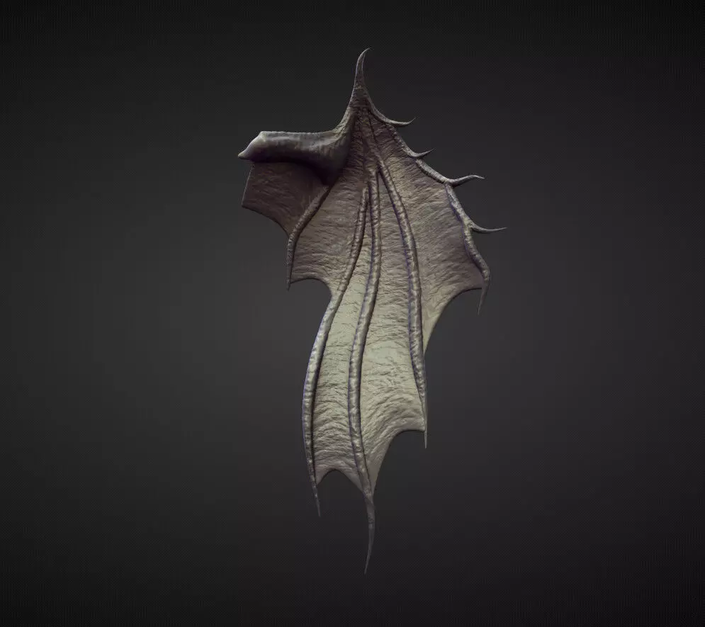 WING32 high poly sculpt 3D model