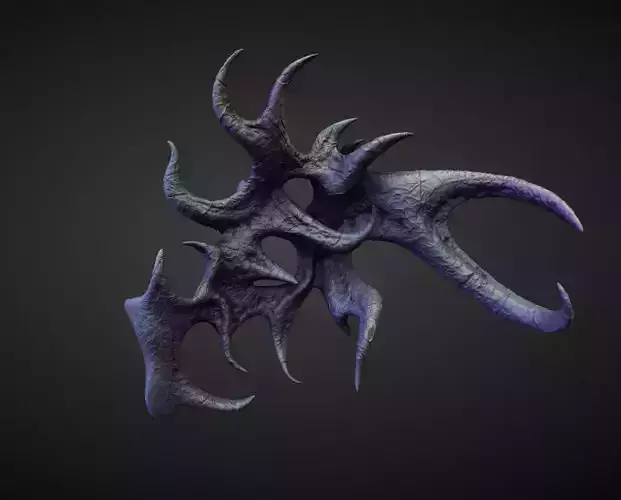 WING34 high poly sculpt