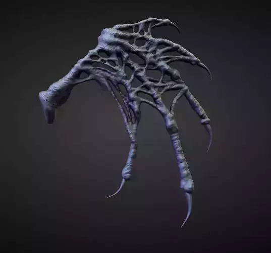 WING35 high poly sculpt