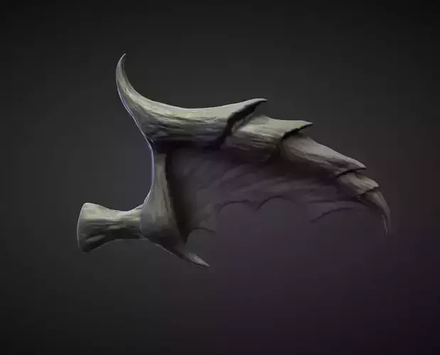WING40 high poly sculpt