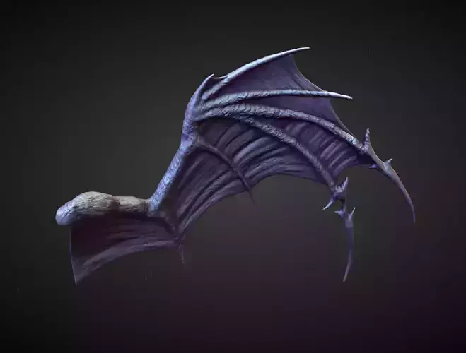 WING42 high poly sculpt