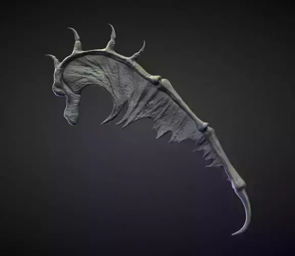 WING43 high poly sculpt