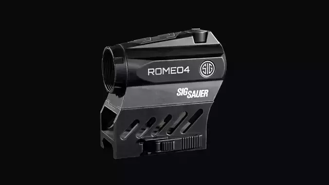 Sig Sauer  Red Dot Sight ROMEO4 Low-poly 3D model