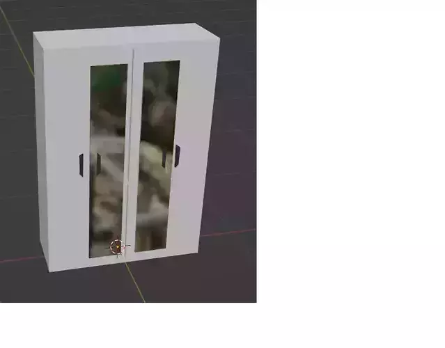 clothes cabinet Free low-poly 3D model