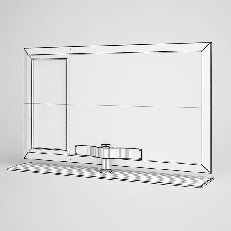 Flatscreen TV 03 3D model_0