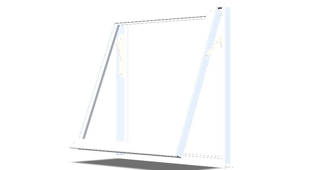 Casement Window- Top Hung 3D model_21