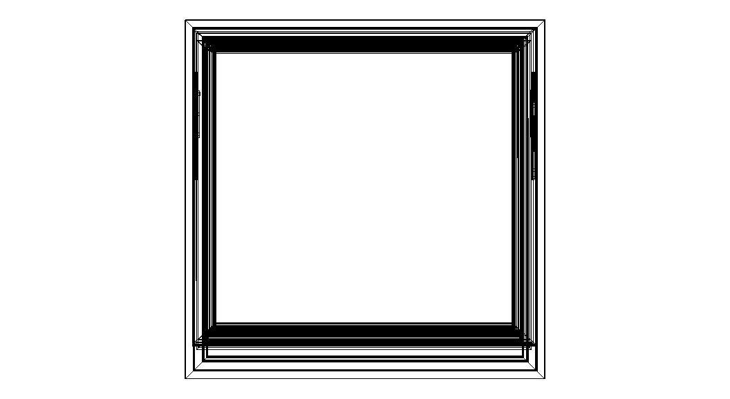 Casement Window- Top Hung 3D model_28