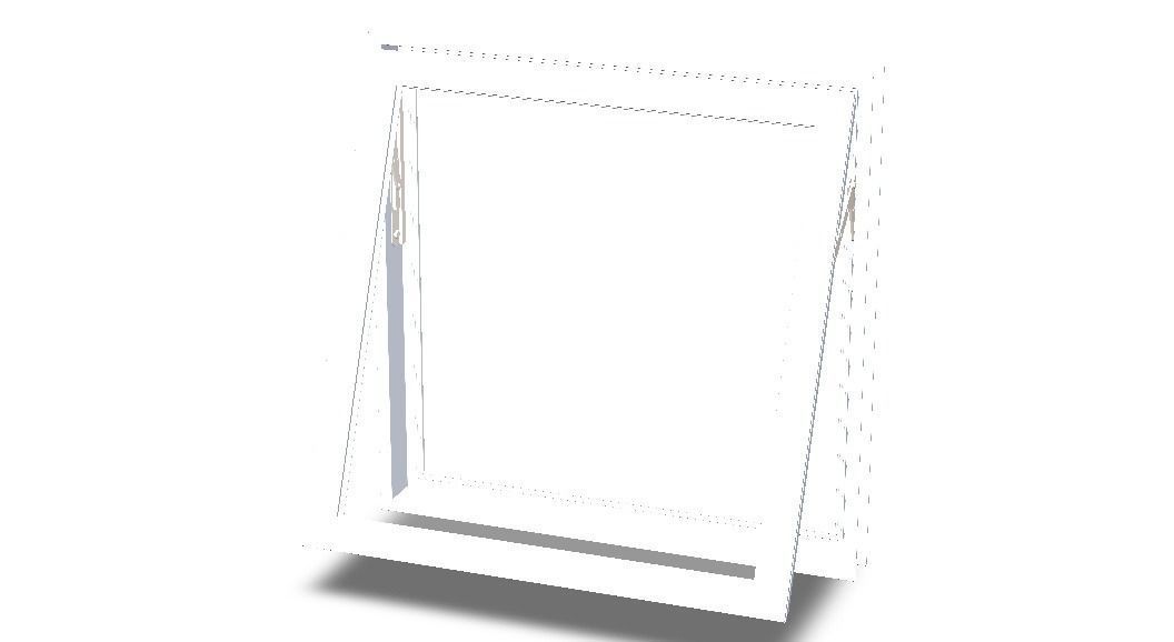 Casement Window- Top Hung 3D model_25