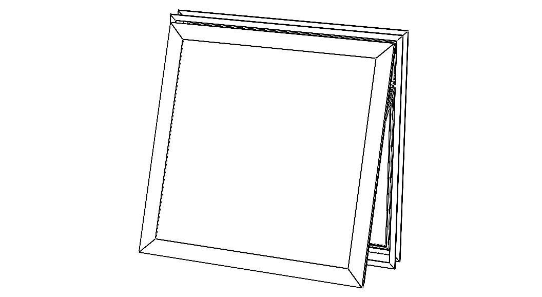 Casement Window- Top Hung 3D model_22