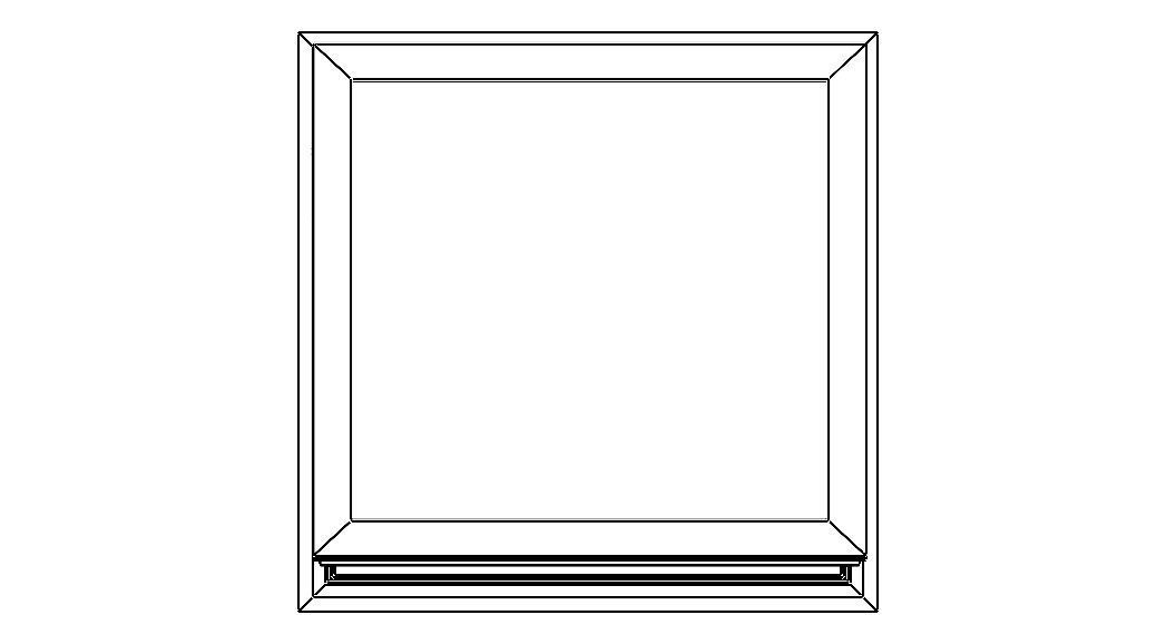 Casement Window- Top Hung 3D model_6