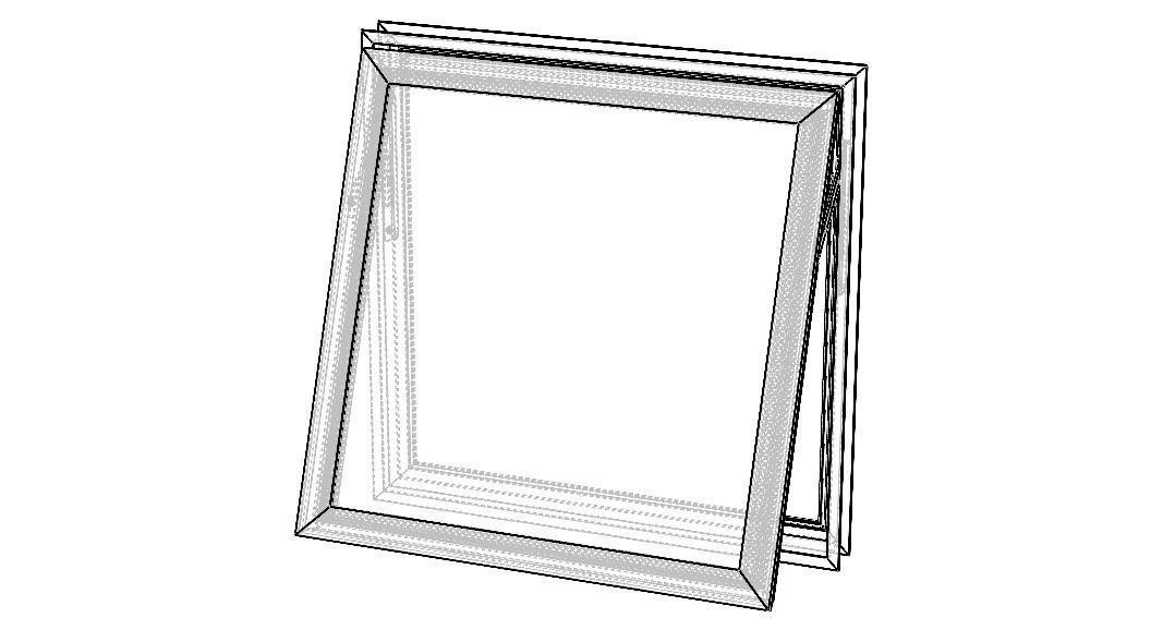 Casement Window- Top Hung 3D model_23
