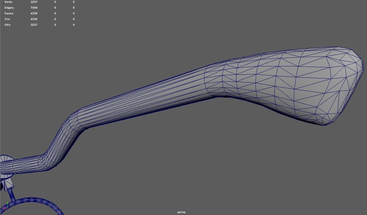 Nimbus 2000 Harry Potter Low-poly 3D model_12