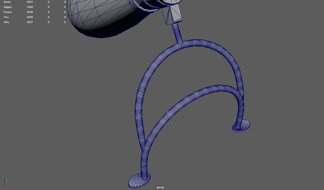 Nimbus 2000 Harry Potter Low-poly 3D model_10