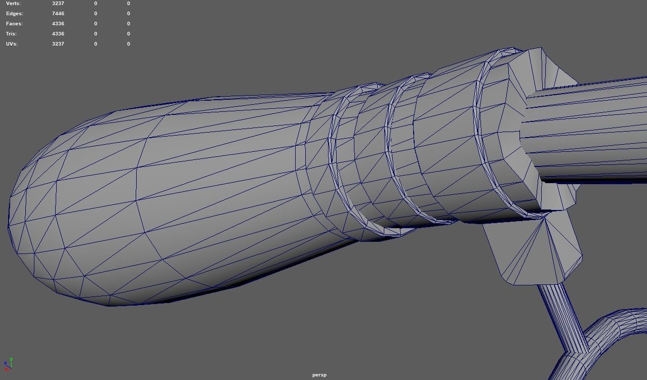 Nimbus 2000 Harry Potter Low-poly 3D model_11