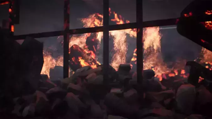 Burned Props 26 Assets