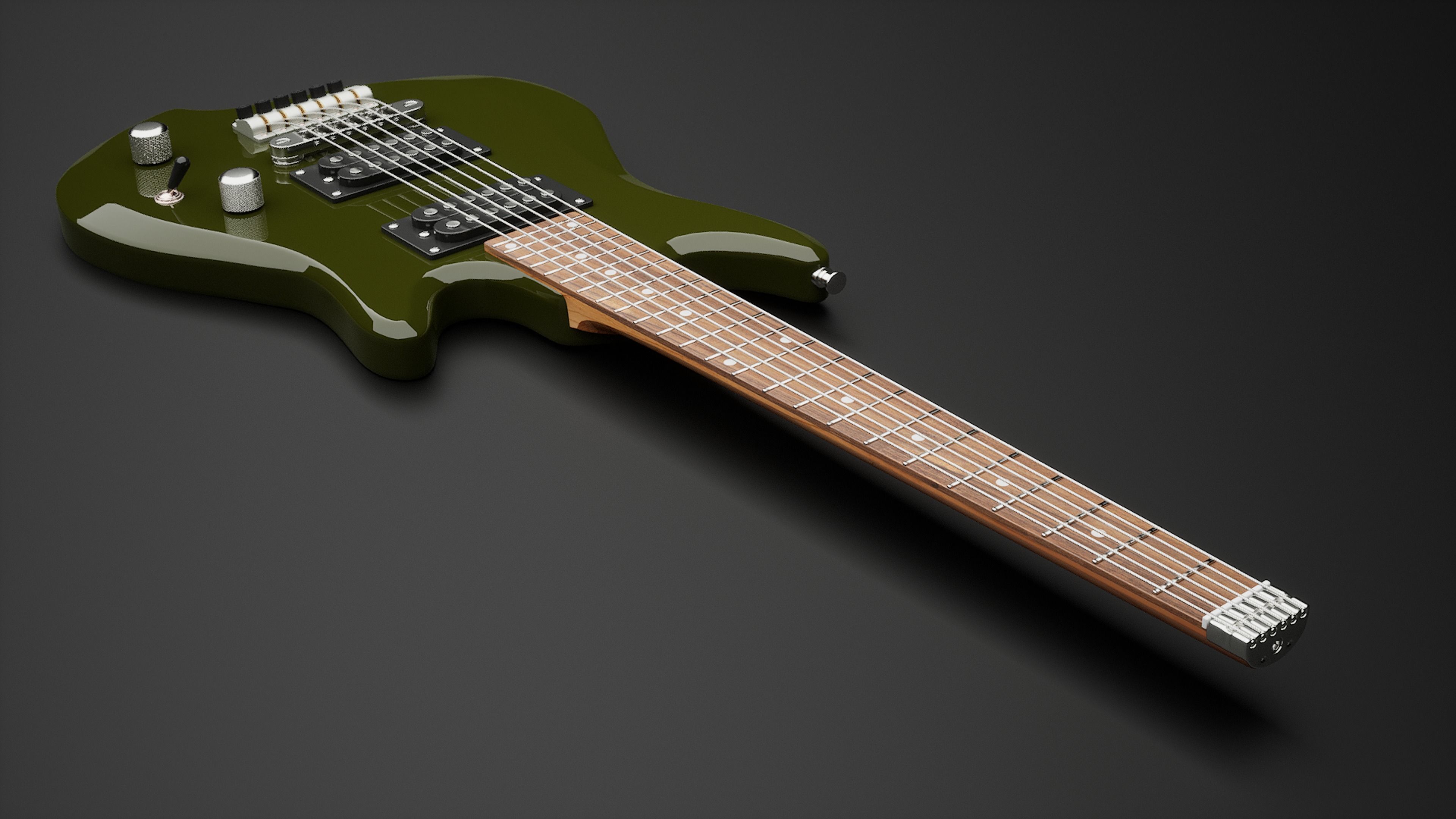 Electric Guitar 3D model_6