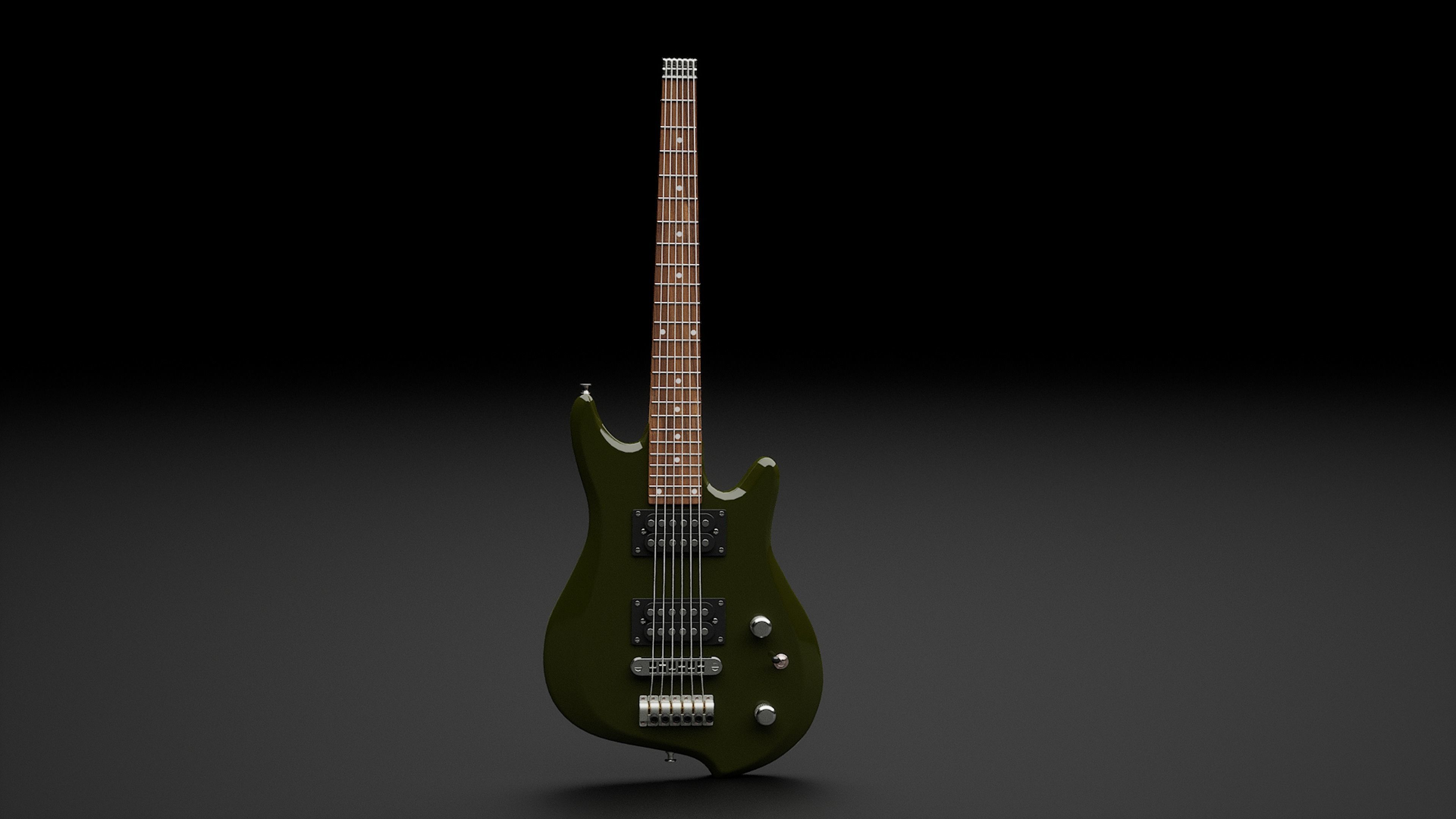 Electric Guitar 3D model_2