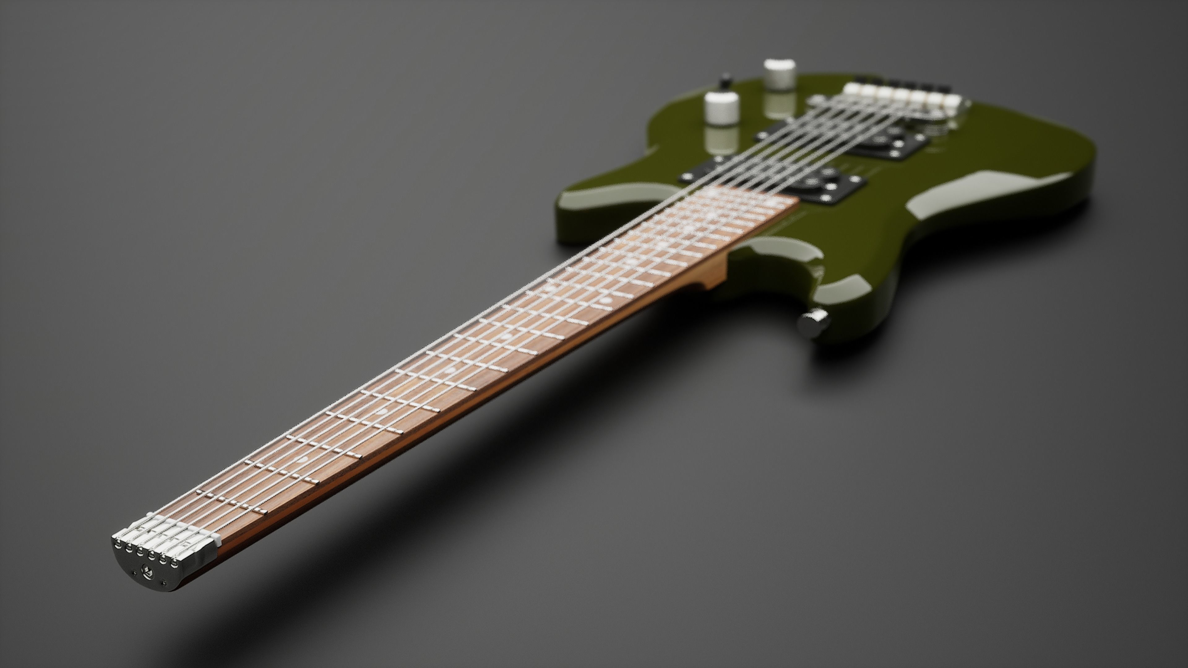Electric Guitar 3D model_1