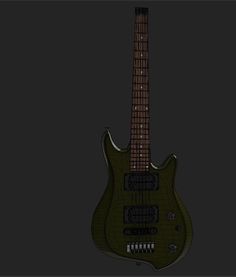 Electric Guitar 3D model_7