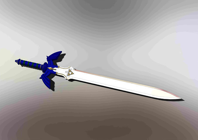  MASTER SWORD OF THE LEGEND OF ZELDA 3D print model