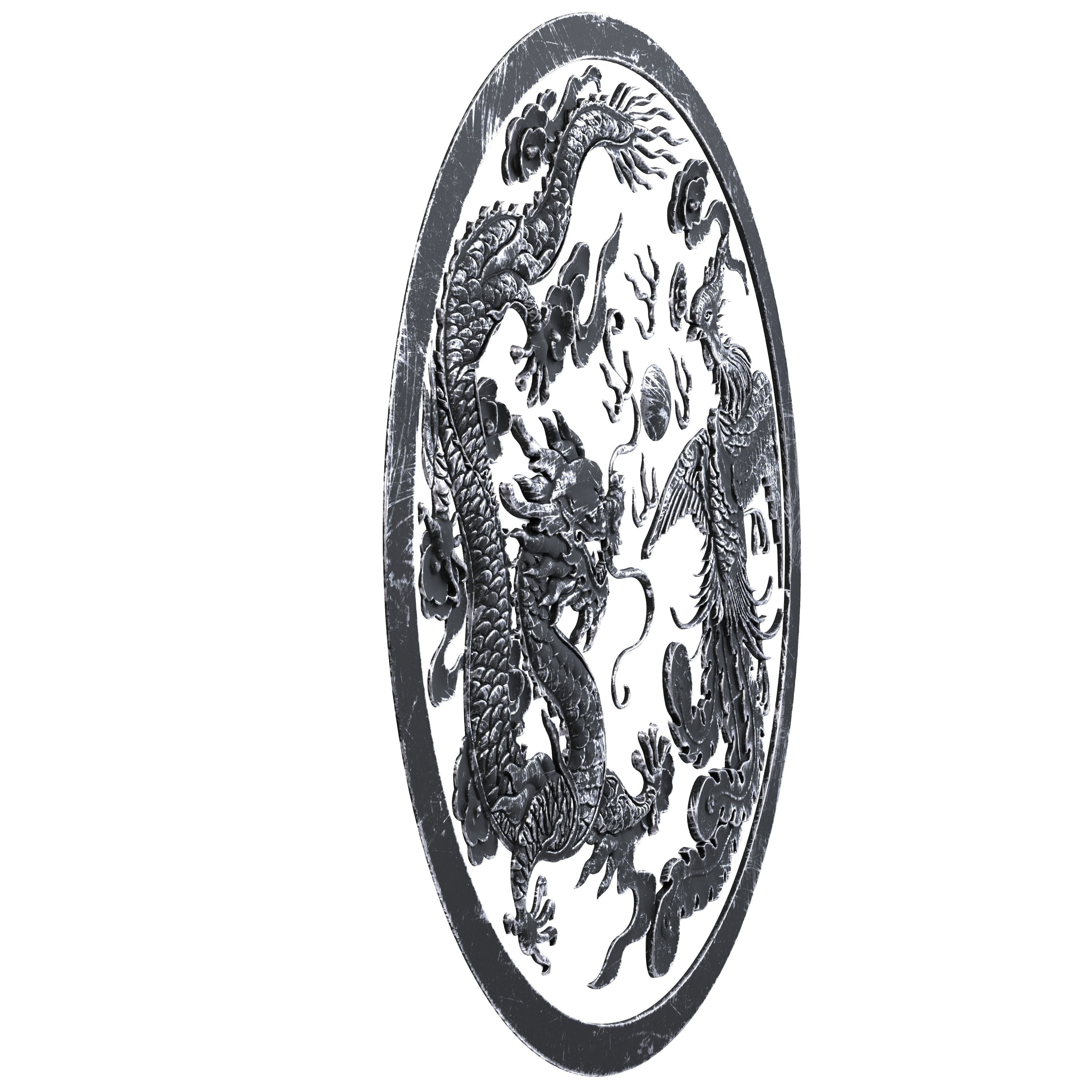 Dragon Ornament Vol 03-3 3D model_5