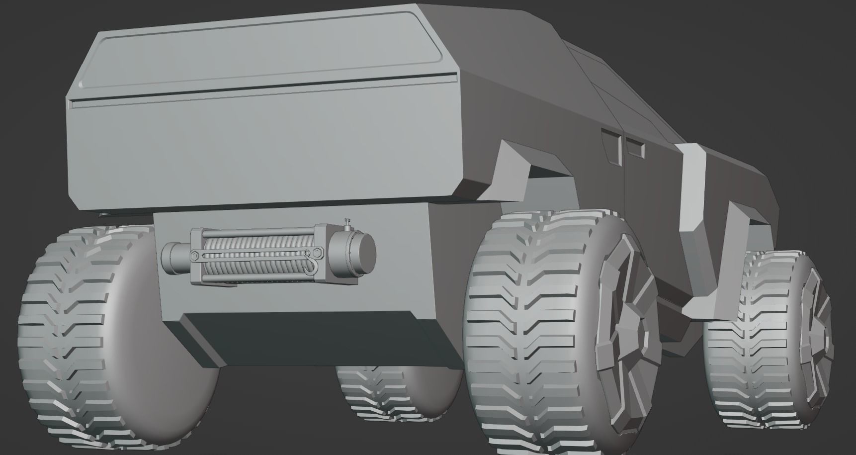 Army Cybertruck - Cyvee 3D model_6