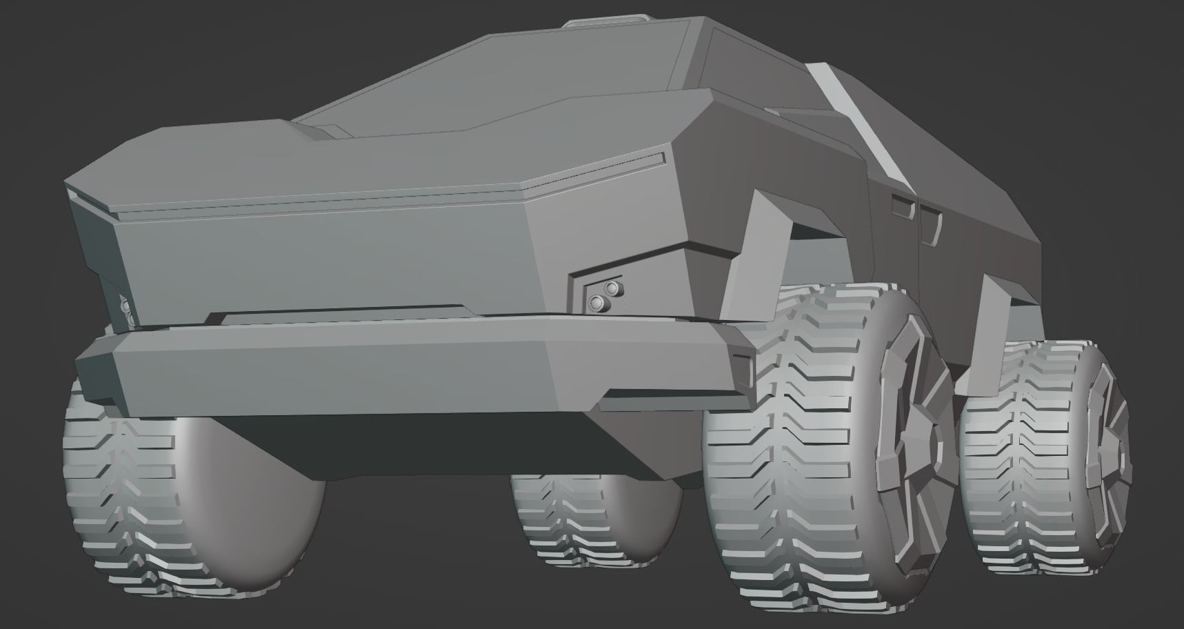Army Cybertruck - Cyvee 3D model_5