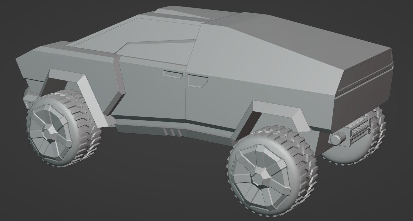 Army Cybertruck - Cyvee 3D model_2