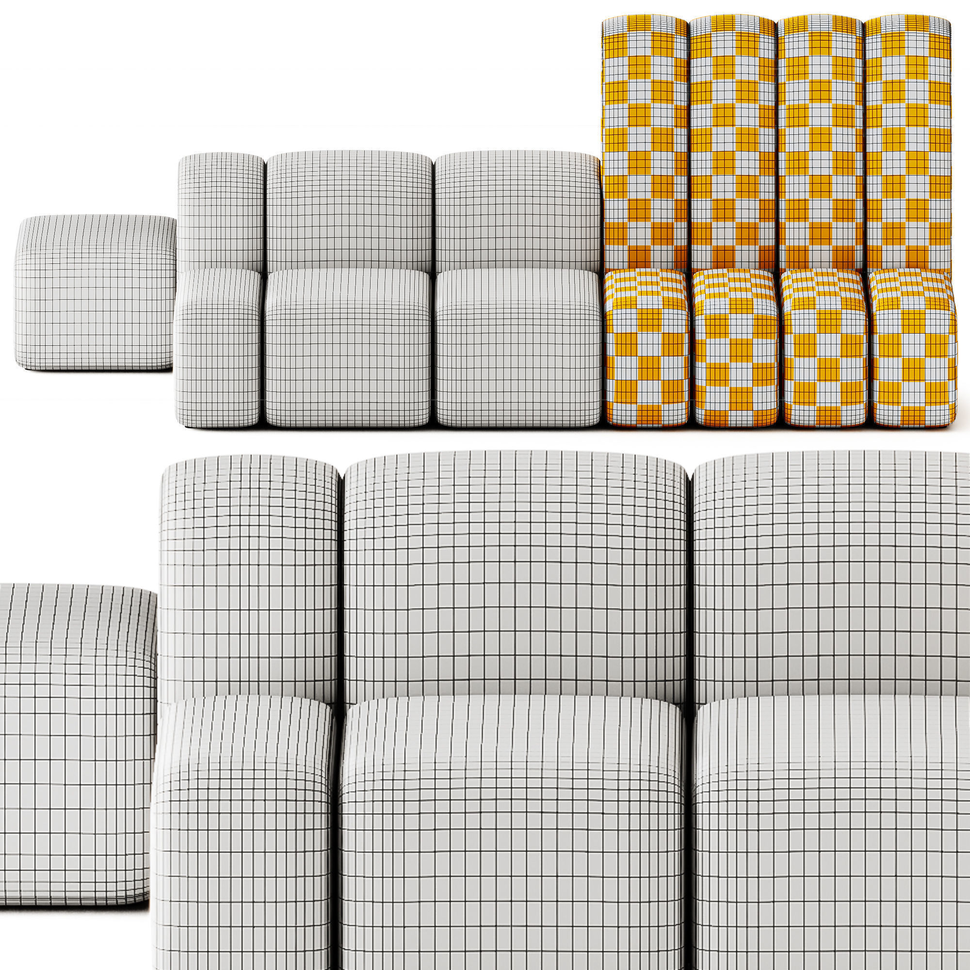 Bla Station Bob Modul Hide Sofa  3D model_4