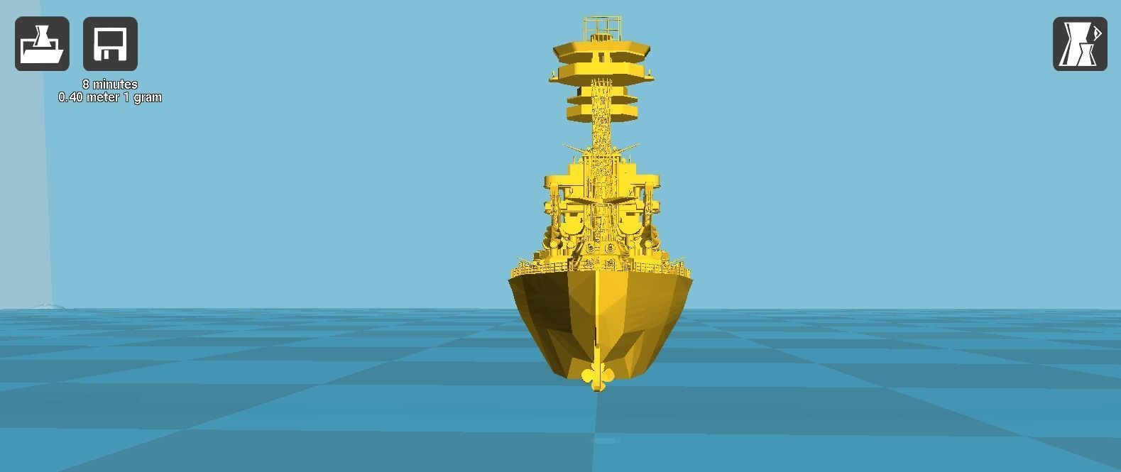 Warship 3D print model_27