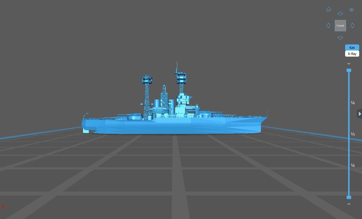Warship 3D print model_18