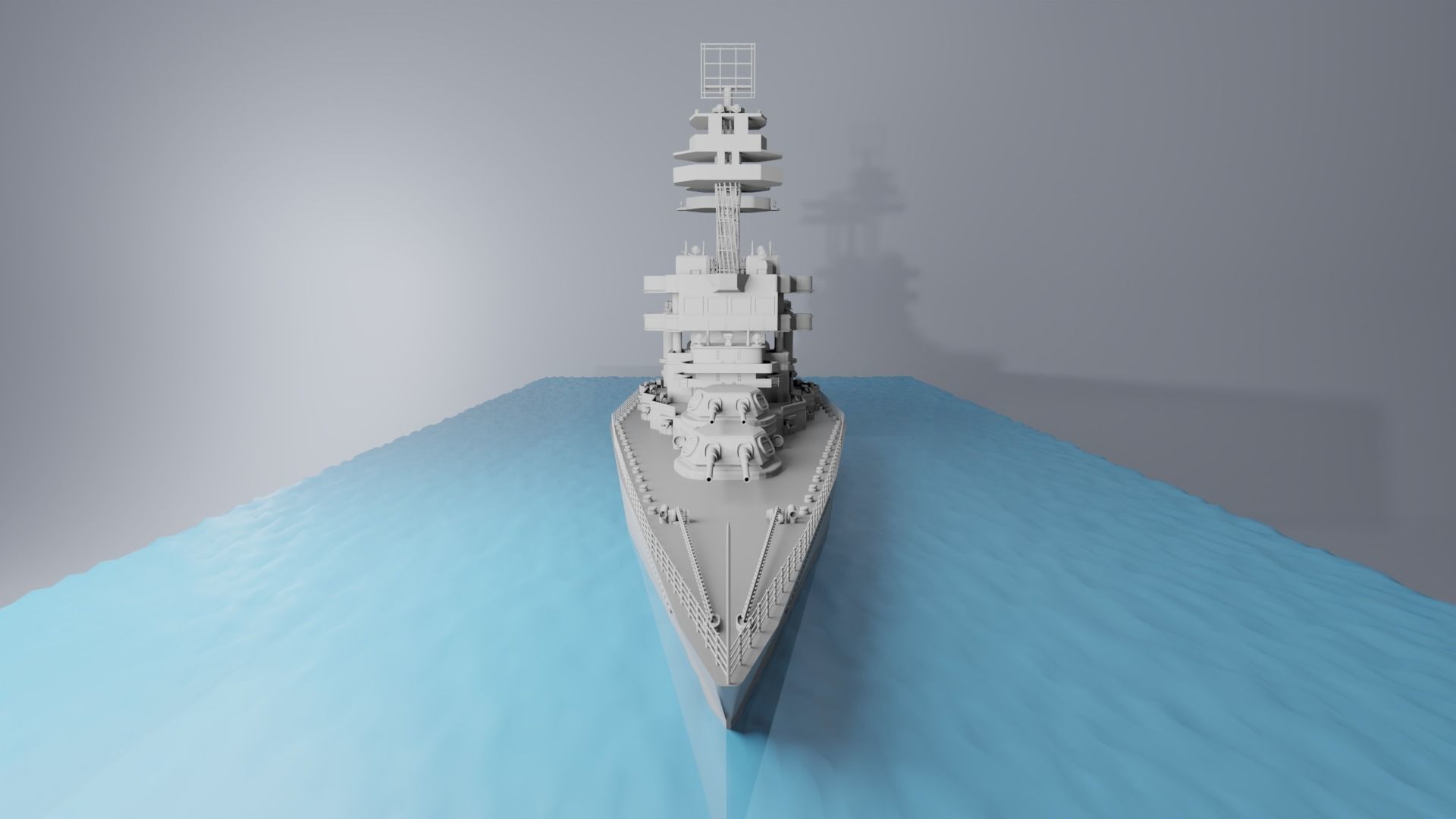 Warship 3D print model_14