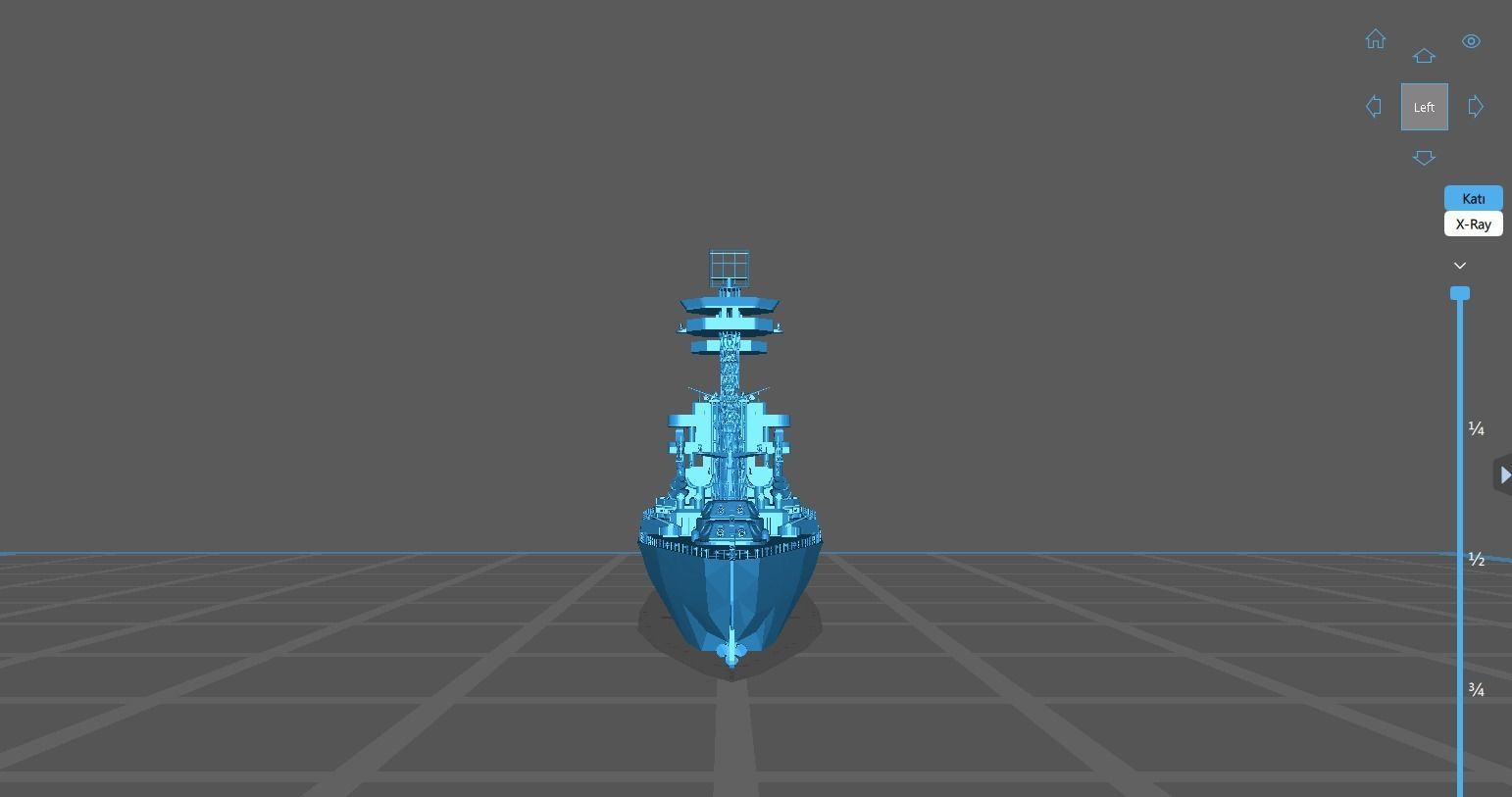 Warship 3D print model_21