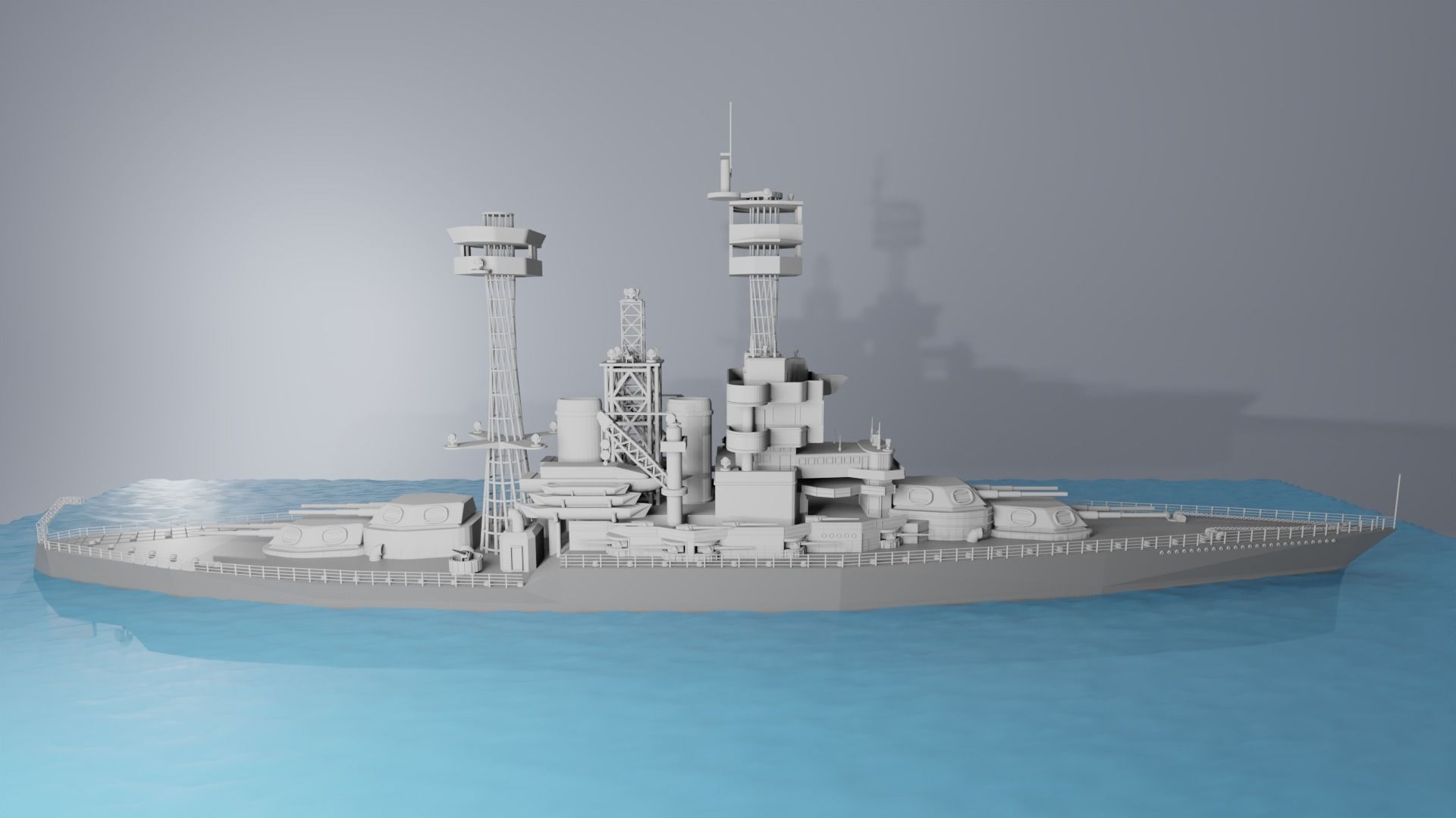 Warship 3D print model_15