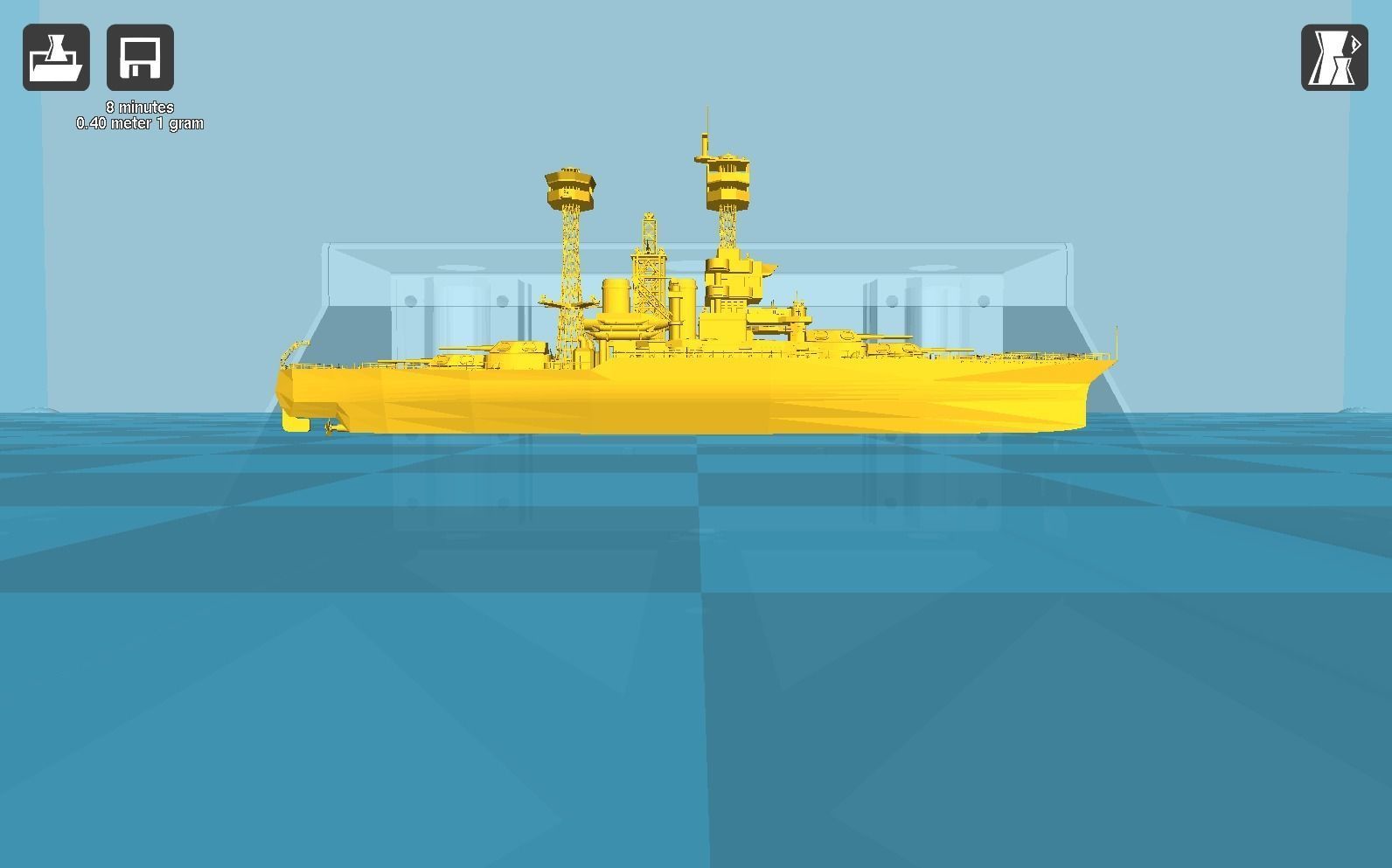 Warship 3D print model_24