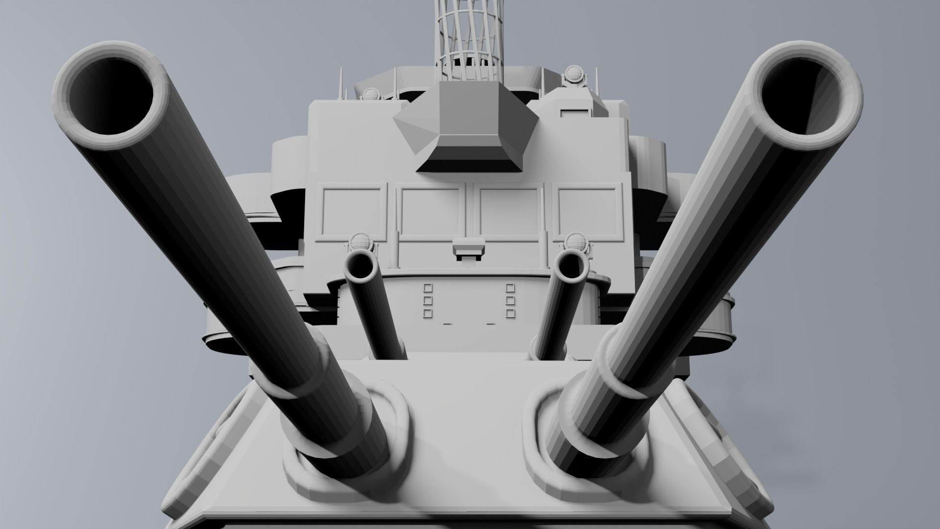 Warship 3D print model_7